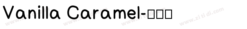 Vanilla Caramel字体转换